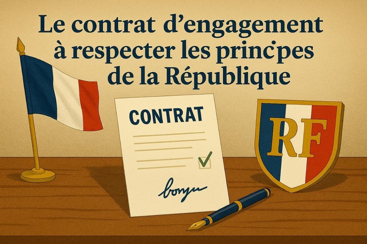 Le contrat d’engagement à respecter les principes de la République Le contrat d’engagement à respecter les principes de la République